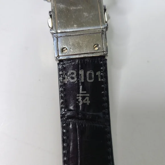 Brighton Interchangeable Red Black Leather Western Vintage Belt - Picture 9 of 11